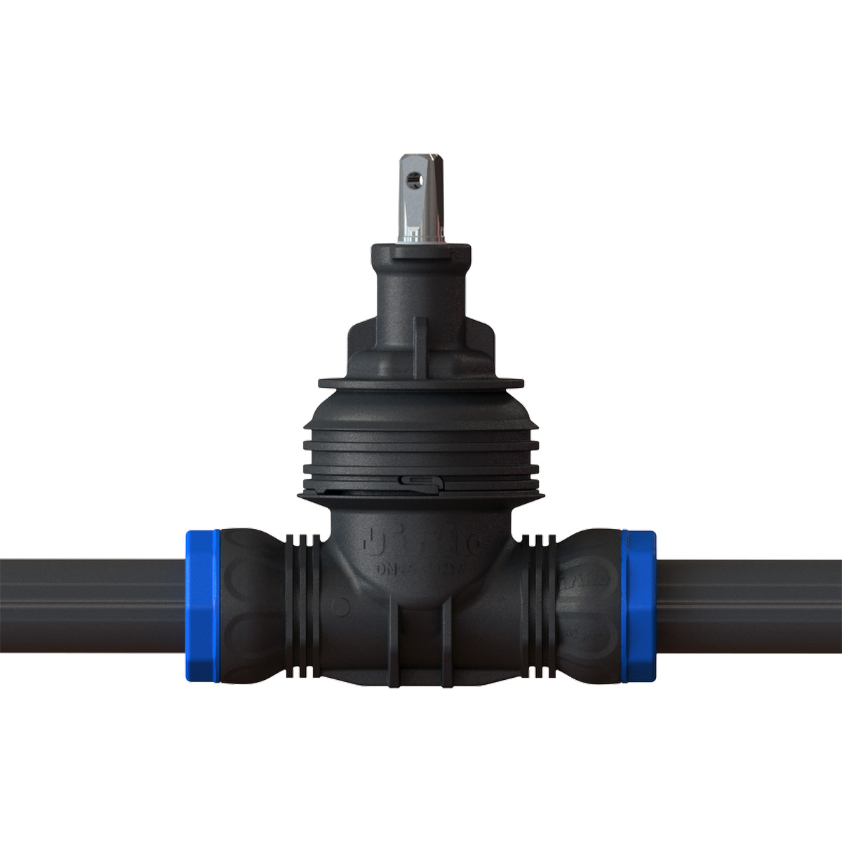 Typ 200, Servisventil komposit med EPDM tätningskägla med PE-ändar, 32x32 mm